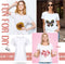 4 Women Sublimation Blank T-Shirt Basic White Polyester - 4 T-shirts