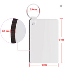 Sublimation Keyring Set – 25 MDF Rectangle Blanks for Personalized Printing
