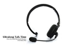 Over The Head Boom Mic Bluetooth Noise-Canceling Headset For Trucker Drivers