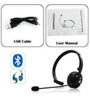 Over The Head Boom Mic Bluetooth Noise-Canceling Headset For Trucker Drivers