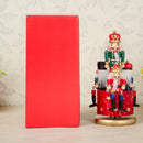 Christmas Music Box Nutcracker Music Box for Gift Home Decor Ornaments, Blue