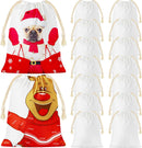 5x Sublimation Christmas Drawstring Blank Sack/Bags