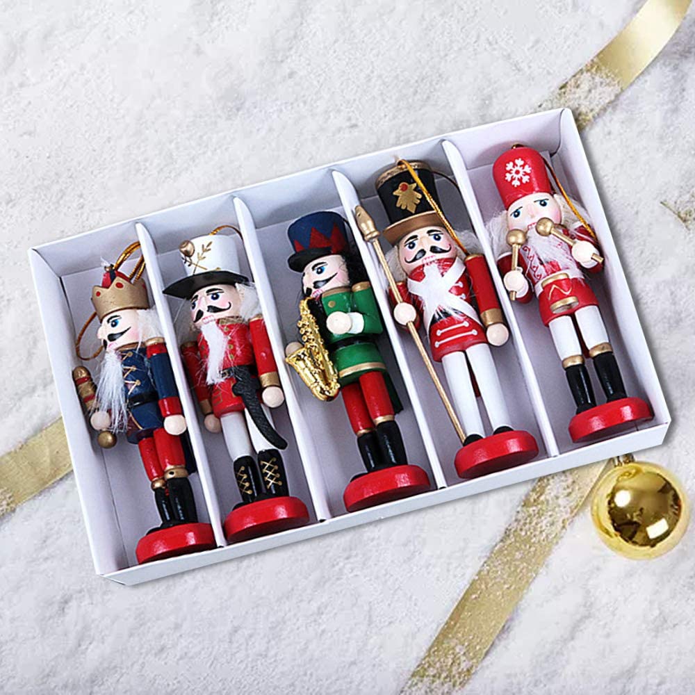 Clever Creations Red Coat 14 Inch Traditional Wooden Nutcracker, Festive Christmas Décor for Shelves and Tables Clever Creations Red Coat 14 Inch Traditional Wooden Nutcracker, Festive Christmas Décor for Shelves and Tables
