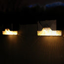 4pcs Solar Deck Lights, Solar Step Lights Outdoor Waterproof
