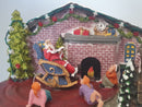 Christmas Musical Animated Santa's house with lights