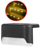 4 Pack Solar Deck Lights LED Step Stair lights Outdoor Waterproof Fence Light