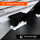 4pcs Solar Deck Lights, Solar Step Lights Outdoor Waterproof