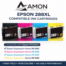 Epson 288XL ink Cartridge Full Set for Epson XP 440 - XP 240 - XP 340 - XP 344
