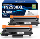 Brother TN2530XL Toner Cartridge 2 Pack – Compatible Black High Yield – For HL-L2400DW, MFC-L2920DW