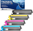 TN258XL TN258 Toner Cartridge Compatible with Brother HL-L3240CDW HL-L3280CDW MFC-L3755CDW MFC-L3760C MFC-L8390CDW DCP-L3520CDW DCP-L3560CDW Printers(4 Pack,1Black, 1Cyan, 1Magenta, 1Yellow)