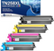 TN258XL TN258 Toner Cartridge Compatible with Brother HL-L3240CDW HL-L3280CDW MFC-L3755CDW MFC-L3760C MFC-L8390CDW DCP-L3520CDW DCP-L3560CDW Printers(4 Pack,1Black, 1Cyan, 1Magenta, 1Yellow)