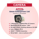 1080P Full HD Outdoor IP Bullet Security Camera – IP67 Weatherproof, Night Vision & Motion Detection