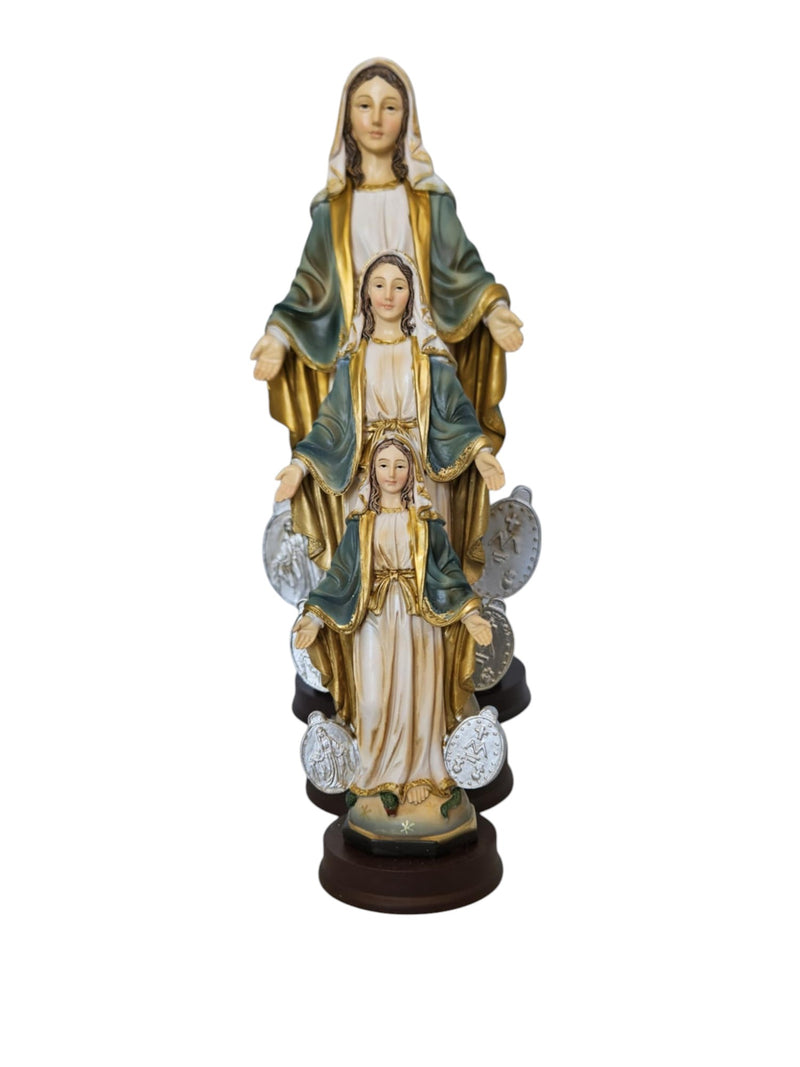 Our Lady of Grace Virgin Mary Holy Figurine - (33,20, 14) cm Catholic Statue