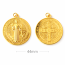 St Benedict Medal – Gold Finish (Multiple Sizes)