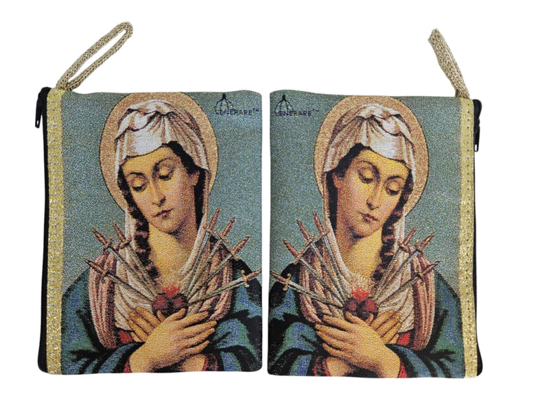 Tapestry Rosary Purse - 14cm x 10cm