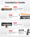 TN258XL TN258 Toner Cartridge Compatible with Brother HL-L3240CDW HL-L3280CDW MFC-L3755CDW MFC-L3760C MFC-L8390CDW DCP-L3520CDW DCP-L3560CDW Printers(4 Pack,1Black, 1Cyan, 1Magenta, 1Yellow)