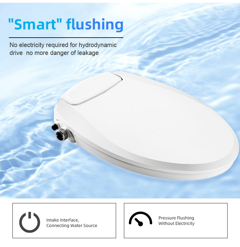 Bidet Seat - Non-electric Toilet Bidet Seat O shape