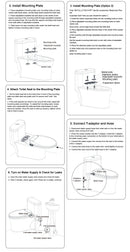Bidet Seat - Non-electric Toilet Bidet Seat O shape