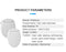Bidet Seat - Non-electric Toilet Bidet Seat O shape