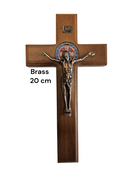 St Benedict Wood Crucifixes -(20) cm