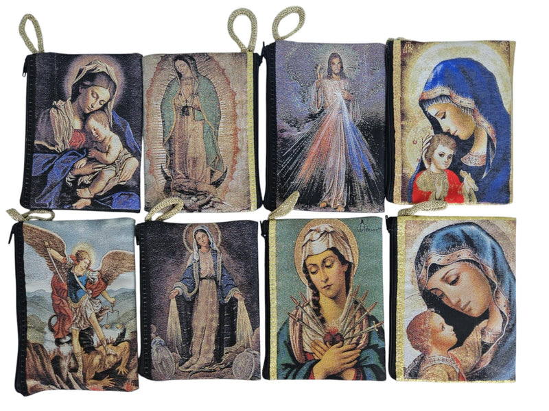 Tapestry Rosary Purse - 14cm x 10cm