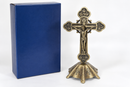 Medium Apostles Standing Crucifix – Antique Gold Finish – 15cm