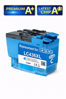 Brother LC436XL Ink Cartridge BK C M Y – Compatible for MFC-J4440DW / J4540DW / J4340DW