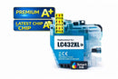 Brother LC432XL Cyan Compatible Ink Cartridge – High Yield – Suits MFC-J5340DW, MFC-J5740DW, MFC-J6540DW, MFC-J6740DW, MFC-J6940DW – Smart Ink