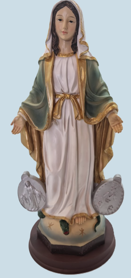 Our Lady of Grace Virgin Mary Holy Figurine - 33 cm Catholic Statue