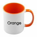 11oz Coloured Inner Sublimation Mug – Each Mug Comes with White Box
