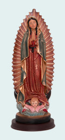 Our Lady of Guadalupe Virgin Mary Catholic Statue Holy Figurine - 33 cm