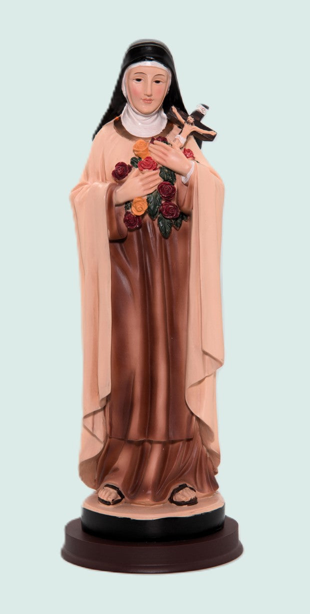 Saint Therese Statue - Little Flower Holy Figurine, 33 cm