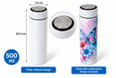 Sublimation flask blank and printed design example