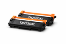 Brother TN2530XL Toner Cartridge 2 Pack – Compatible Black High Yield – For HL-L2400DW, MFC-L2920DW