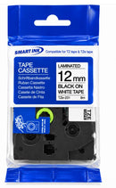 Brother TZe-231 Compatible Label Tape 12mm x 8m Black on White for P-touch PT-D210 PT-H110 PT-D600 NZ Stock