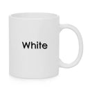 11oz Coloured Inner Sublimation Mug – Each Mug Comes with White Box