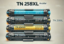 Brother TN-258XL Toner for HL-L8240CDW, HL-L3240CDW, DCP-L3560CDW, MFC-L3760CDW, MFC-L3755CDW, and MFC-L8390CDW Compatible