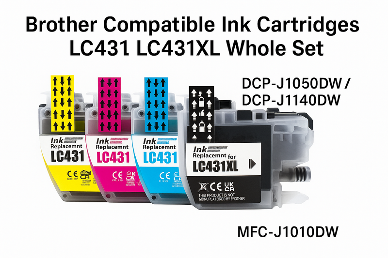 Brother Ink Cartridges – LC431XL for Printer MFC-J1010DW , DCP-J1050DW , DCP-J1140DW