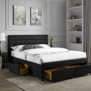 queen Black 4 drawer bed frame  + Medium mattress  + SHIPPING COMPO