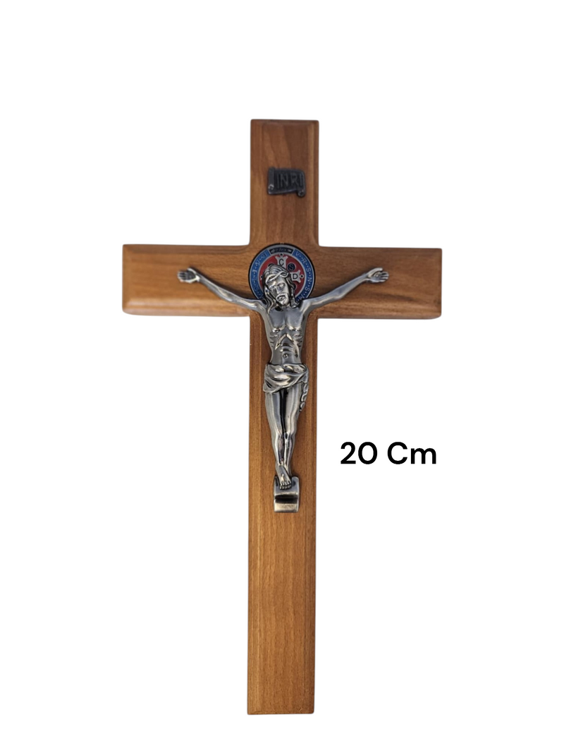 St Benedict Wood Crucifixes -(20) cm