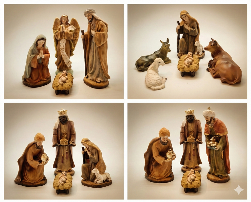 Nativity Set – Premium Resin Collection (20cm) - 11-Piece