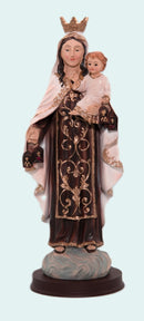 Our Lady of Carmel Catholic Statue Holy Figurine - 33 cm Christian Figurine