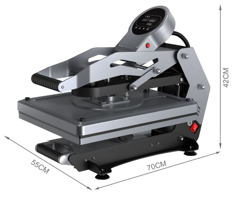 40x50cm Semi-Auto T-Shirt Heat Press Machine with Pending Drawer