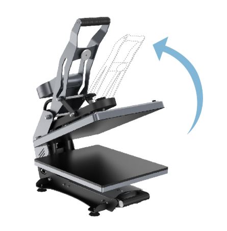 40x50cm Semi-Auto T-Shirt Heat Press Machine with Pending Drawer