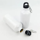 600ml Sublimation Aluminium Drink Bottle – White or Silver (Single Bottle)