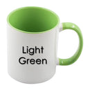 11oz Coloured Inner Sublimation Mug – Each Mug Comes with White Box