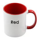 Box of 45 11oz Coloured Inner Sublimation Mugs – Each Mug Comes with White Box