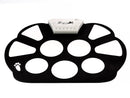 Portable Drum Pad - Flexible Mat, 9 Drums, Included Drumsticks and Pedals