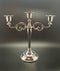 Stylish Silver 3 taper Candelabra Candle Holder Centerpiece For weddings decorate