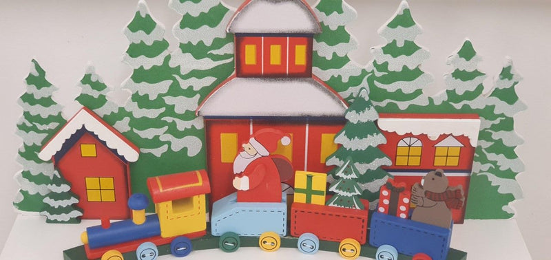 Christmas - Santa Delivering Gifts Advent Calendar